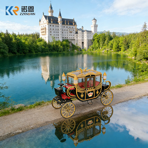 Carruajes Reales Tirados por Caballos, Carroza de Cenicienta para Bodas, Carruaje de Lujo Estilo <span class=keywords><strong>Victoria</strong></span>, Carruaje para Conducir con Caballos - Product Image 1