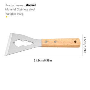 มีดขูดทำความสะอาดสแตนเลส อุปกรณ์ครั<span class=keywords><strong>ว</strong></span>เรือน มีดโป๊<span class=keywords><strong>ว</strong></span>ตกแต่งบ้าน มีดปาด<span class=keywords><strong>ปูน</strong></span>ซีเมนต์แบบญี่ปุ่น - Product Image 2