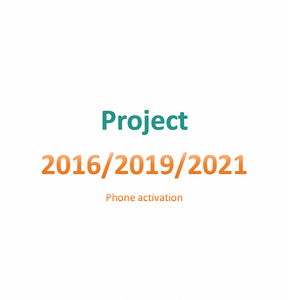 Kích hoạt điện thoại đảm bảo cho <span class=keywords><strong>Microsoft</strong></span> dự án chuyên nghiệp 2016/2019/2021 phần mềm trực tuyến vận chuyển có sẵn - Product Image 1