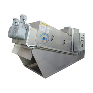 Vertical Screw Filter Press Machine Sludge Dewatering Equipment