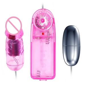 ไข่สั่นคู่แบบซิงโครไนซ์สำหรับผู้หญิง BAILE ของเล่นผู้ใหญ่ - Product Image 1