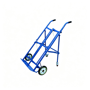 1. Carretilla Industrial con Ruedas para Cilindros de Gas, Carro de Acero Resistente para Botellas con Ruedas Bloqueables para Fábrica, Taller, Soldadura - Product Image 4