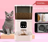 Distributeur automatique de nourriture pour animaux de compagnie à distance CE pour les voyages, électrique, vidéo, durable, écologique, réglable, réutilisable, pour chats et chiens Fatali FTL-X33-V