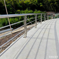 Garde-corps en câble d'acier inoxydable 304/201 pour pont-câble de viaduc de parc fluvial, origine Ningbo