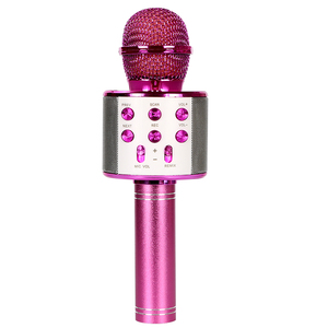 858L Wireless Microphone Professional Condenser with <b>LED</b> Lights, Portable Handheld <b>Speaker</b> Machine - Product Image 3