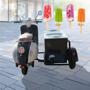 Street Mobile <span class=keywords><strong>moto</strong></span> électrique Popsicle extérieur kiosque à glace vélo Tricycle trois roues - Product Image 1