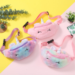 <span class=keywords><strong>Marsupio</strong></span> moda bambini borsa occhi grandi cartoni animati peluche tracolla cintura <span class=keywords><strong>marsupio</strong></span> chiusura con cerniera regali per bambini - Product Image 2