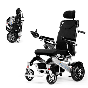 <span class=keywords><strong>Fauteuil</strong></span> <span class=keywords><strong>roulant</strong></span> électrique pliable <span class=keywords><strong>tout</strong></span>-<span class=keywords><strong>terrain</strong></span> Baichen, batterie amovible, quatre roues motrices, inclinable, pour adulte - Product Image 2