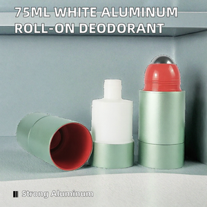 75ml White <b>Aluminum</b> Outer Body Eye Cream Container Screw Cap Lotion <b>Bottle</b> Synpak - Product Image 2