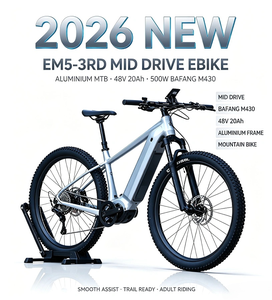 2026 新款 Twitter Em5-3rd 中置驱动电动自行车 铝合金山地车 48v20a 500w Bafang M430 中置驱动山地车 - Product Image 1