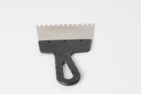 Prix usine Outils de finition pour cloisons sèches : Raclette et Spatule à mastic avec manche en plastique ABS et lame en acier inoxydable, Support OEM