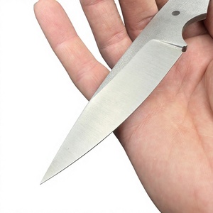 Jexa BB-1324 Hoja de Cuchillo de Cocina de Acero Inoxidable de Grado Industrial, OEM DIY, Tratada Térmicamente 55-56 HRC, Hoja Fija, Mango de 3.5mm - Product Image 2