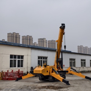 <span class=keywords><strong>10</strong></span>吨全回转臂式小型履带式起重机蜘蛛式起重机 - Product Image 4