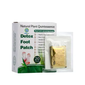 Herbal bamboo detox foot patch to remove toxin foot patches for good sleeping foot detox pads