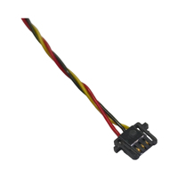 Konektor Molex 503764-0601 1.0mm Pitch 6-Pin dengan Terminal Berlapis Emas UL10064-28AWG FEP untuk Perakitan Kabel Pre-Crimped