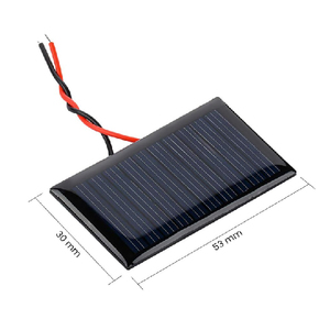 Mini panneaux photovoltaïques 5V 30mA avec capteur pour systèmes d'énergie solaire - Product Image 1