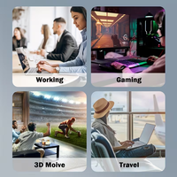 Lecteur Blu-ray externe 3D, lecteur Blu-ray compatible avec les lecteurs DVD et CD, lecteur Blu-ray 3D portable avec USB3.0