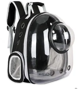 Forte belle Transparent réaliste personnalisé en option Capsule chat transporteur sac à dos sac de transport pour animaux de compagnie