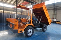 Outils de livraison JinWang, camion à benne basculante 4x4, 4x2, 63 ch, diesel, autres machines minières, 5000 kg au Pérou