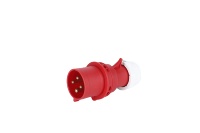 Connecteur d'aviation à 3 broches étanche IP44 prise mâle-femelle industrielle 16A avec 4 prises CA Matériau en nylon Courant nominal 32A