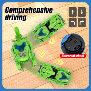 Dinosaure électrique à déformation automatique 2 en 1, lumière universelle, modèle musical, voiture-jouet pour enfants - Product Image 3