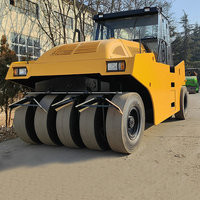 Rouleau compresseur routier pneumatique à double tambour de 26 tonnes, moteur Cummins, roulement à billes, puissance 125 kW, faible coût d'entretien, modèle LTP2030H