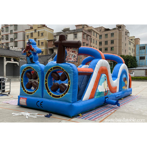 Inflatable Jumping Castle Obstalce, Pirate Inflatable Obstacle Course - Product Image 1