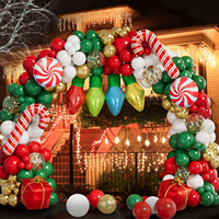 Chaîne de ballons sur le thème de Noël pour la décoration de fête