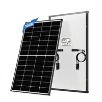 Panneau solaire mono 300W résistant au froid, module photovoltaïque pour station météo de montagne, site de recherche scientifique alpin, système hors réseau