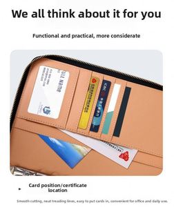 Versátil Estuche para Cuaderno A6 de Cuero con Cierre y Opciones Personalizadas, Ideal para Regalos Ejecutivos y Promociones - Product Image 3