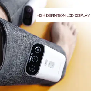 Wireless Electric Hot Compress Vibration Airbag Calf Massage Belt Air Compression Leg Massager with Heat
