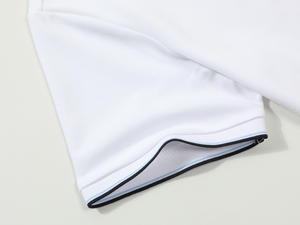 Camisa Unisex Personalizada de Punto 200GSM, Mezcla de Algodón 40S, Cuello con Contraste de Color, Tacto Suave, Transpirable, Manga Corta, Estilo Casual de Negocios - Product Image 3