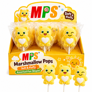 MPS Divertenti Lecca-lecca a Forma <span class=keywords><strong>di</strong></span> Cartone Animato, Varie Forme, Gusti alla Frutta, Caramelle Aspre e Marshmallow all'Ingrosso - Product Image 2