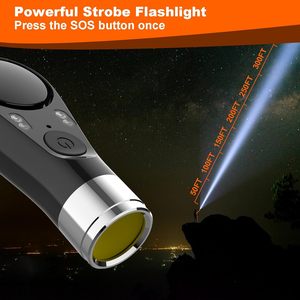 135DB ha condotto le donne portatili di autodifesa di emergenza portachiavi ricaricabile di sicurezza personale di allarme con spia di allarme SOS lampeggiante - Product Image 3