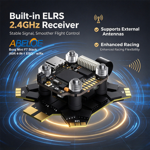 iFlight Borg Mini F7 Stack (60R 4-IN-1 ESC)-Built-in STM32F722RET MCU & ICM42688 Gyro ELRS 2.4G Rx Private Mold RC Racing Parts - Product Image 4
