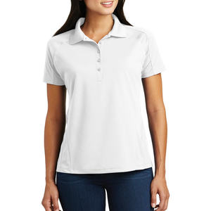 Polo léger en maille pour femme, à manches courtes, en tissu anti-humidité et à silhouette moderne, idéal pour l'été - Product Image 5