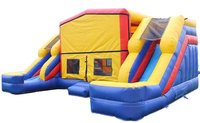 WOLONG Château Gonflable Compact en Promotion – Mini Trampoline Gonflable pour Enfants, Idéal pour Jouer à l'Intérieur et à l'Extérieur