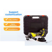 Meuleuse d'angle sans fil 21V sans balais au lithium-ion 15 cellules, ponceuse multifonction, découpeuse, polisseuse et outil de meulage rechargeable