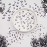 Perles de strass à coudre en résine époxy 5 mm, couleur mauve fumé, à dos plat, trou central, forme diamant, pour la fabrication de lustres, boucles d'oreilles et vêtements