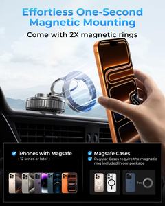 Support de téléphone magnétique rotatif à 360° pour voiture YUANSHENG DM-CPH-<span class=keywords><strong>02</strong></span>, compatible avec les appareils de <span class=keywords><strong>4</strong></span> à 7,2 pouces [<span class=keywords><strong>109</strong></span> LBS, le plus résistant] - Product Image 5