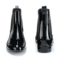 Bottes Chelsea courtes en PVC antidérapantes pour femme, chaussures de pluie, imperméables, vente en gros