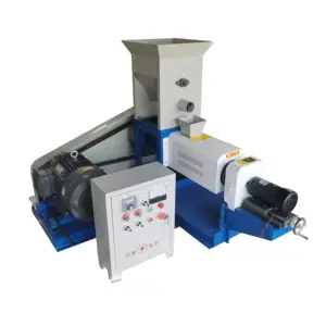 Hot selling small floating fish feed pellet extruder/granulator fish food manufacturer