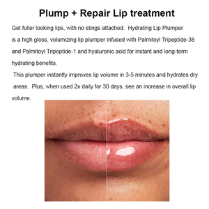 Hidratante para aumentar el volumen de los labios, aceite transparente que cambia de color según el pH, 20 ml, vegano, con ácido hialurónico, brillo voluminizador de labios, marca privada - Product Image 5