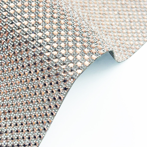 אופנה דבק עצמי גביש גביש גזירה גיליון רנתת 4*4 זכוכית מרובעת רשת תיקון חם - Product Image 2