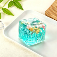 Jouet sensoriel anti-stress Mochi Squishy en boîte de 5,5 cm, série Océan, à rebond lent, à presser, pour la décompression
