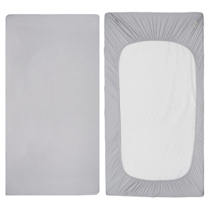 Effen Kleur Bamboe Katoenen Babybedlaken 100% Biologisch Katoenen Jersey Gebreide Meisjes En Jongens Wieg Hoeslaken - Product Image 4