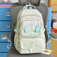 Sac à dos d'étudiant de style japonais léger et de grande capacité, OEM/ODM, pour les voyages, le collège, les activités de plein air, pour filles et garçons, polyvalent