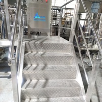 Machine multifonctionnelle de fabrication de sirop liquide en acier inoxydable 500L Mélangeur de détergent pour liquide nettoyant Réservoir de mélange chauffant pour savon liquide