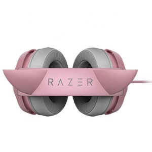 Casque de jeu filaire USB Razer Kraken Kitty Edition Quartz avec microphone à réduction de bruit active et Chroma - Product Image 4