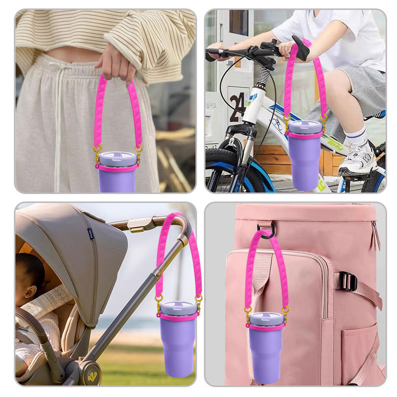 Custom Waterproof Luxury Silicon Smart Mobile Phone Cell Phone case with Lanyard Image 4
